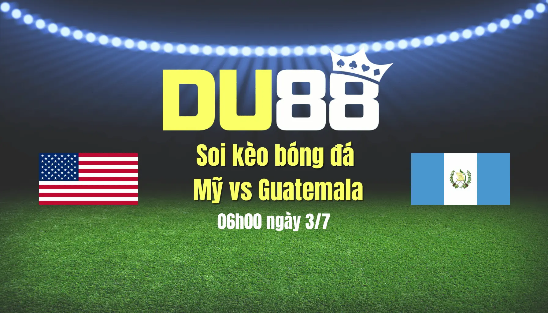 Soi kèo bóng đá Mỹ vs Guatemala, 06h00 ngày 3/7: 'Ngựa ô' dừng bước DU88